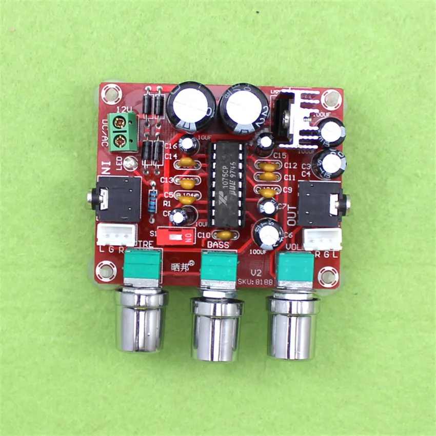 Цифровая звуковая плата XR1075 BBE усилитель усилителя|amplifier board|amplifier preamplifieraudio power |