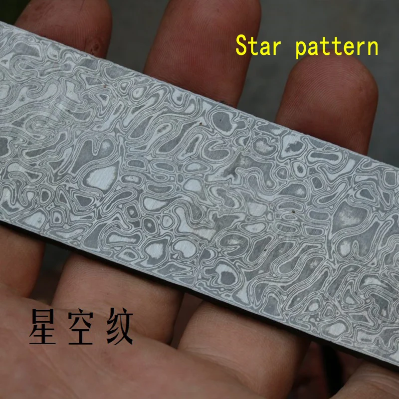 1 piece Varied DIY knife Making Damascus steel Rose Sandwich Pattern steel Knife blade blank Heat Treatment 1 piece Varied DIY knife Making Damascus steel Rose Sandwich Pattern steel Knife blade blank Heat Treatment
