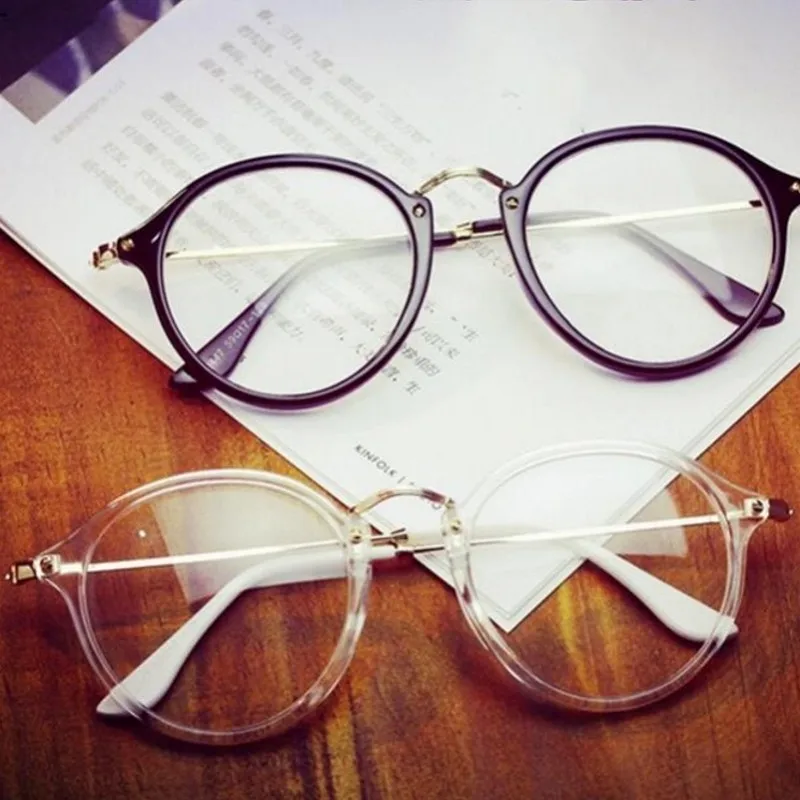 Дужки, очки для женщин, прозрачная оправа, ретро очки, оптическая оправа, прозрачные линзы, очки, круглые очки