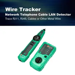 Ручной RJ45 RJ11 сети телефонный кабель LAN тонер Ethernet Тестер провода линии Tracker Finder метр детектора с наушником