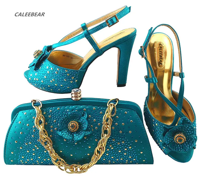 Italian Shoes and Bag Set Women Shoe and Bag To Match for Parties