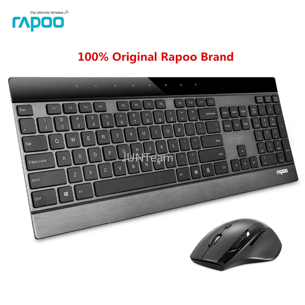 Prix pour D'origine rapoo 8900 p 5g 4.0mm ultra-mince intelligente sans fil clavier et souris laser 2-en-1 combo-if design award gagnant Prix pour D'origine rapoo 8900 p 5g 4.0mm ultra-mince intelligente sans fil clavier et souris laser 2-en-1 combo-if design award gagnant