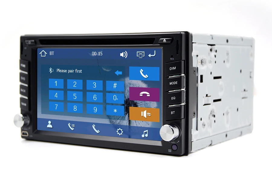 Двойной 2din автомобильный Авторадио GPS навигация 2 din Автомобильный dvd плеер с Bluetooth