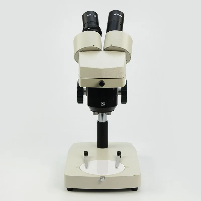 30X 60X Binocular Stereo Microscope External Ring Light Illuminated Industrial Microscopio Mobile Phone Clock Repairing