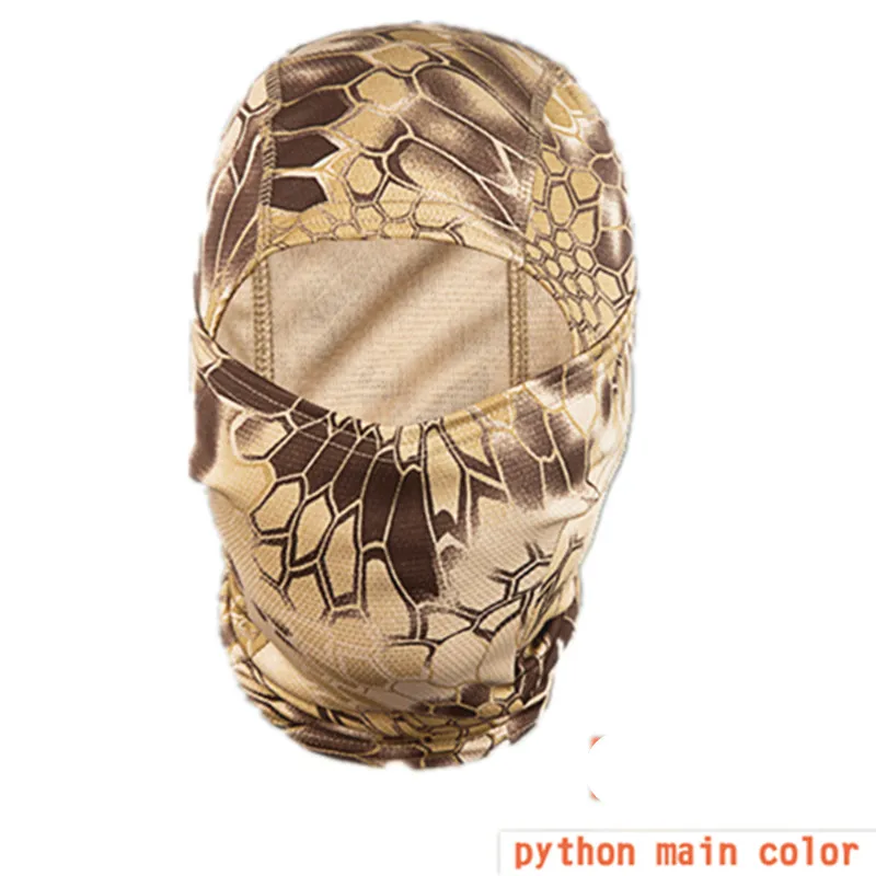 LIS ALICES тактическая быстросохнущая маска с капюшоном Охота полная маска для пейнтбола военный игровой шлем камуфляжная Военная маска для лица - Цвет: picture color