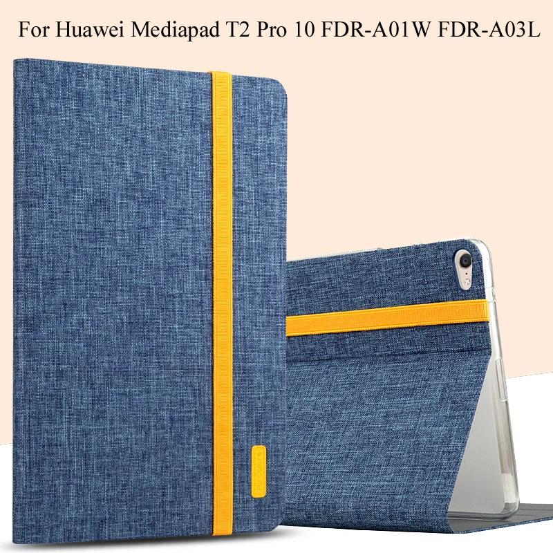 Силиконовый + тканевый чехол из искусственной кожи для Huawei Mediapad T2 Pro 10 1 дюйма
