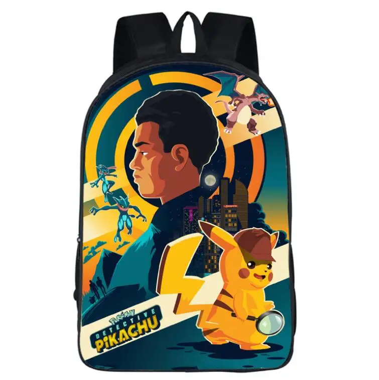 photo color Аниме Покемон рюкзак для мальчиков и девочек школьные сумки Детский рюкзак Пикачу для подростков Детские Подарочные рюкзаки школьные сумки - Цвет: photo color