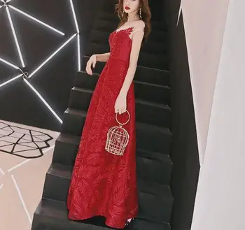 

High Quality Red Blue Bodycon Long Dress Sequin Night CLub Celebrity Sexy Evening Party Dresses Elegant Women