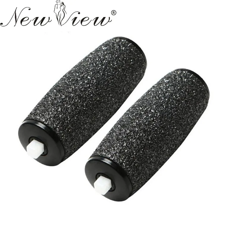 

NewView 2Pcs/Lot Hard Skin Remover Refill Replacement Rollers Heads For Velvet Smooth Foot Care Electric Pedicure Machine File
