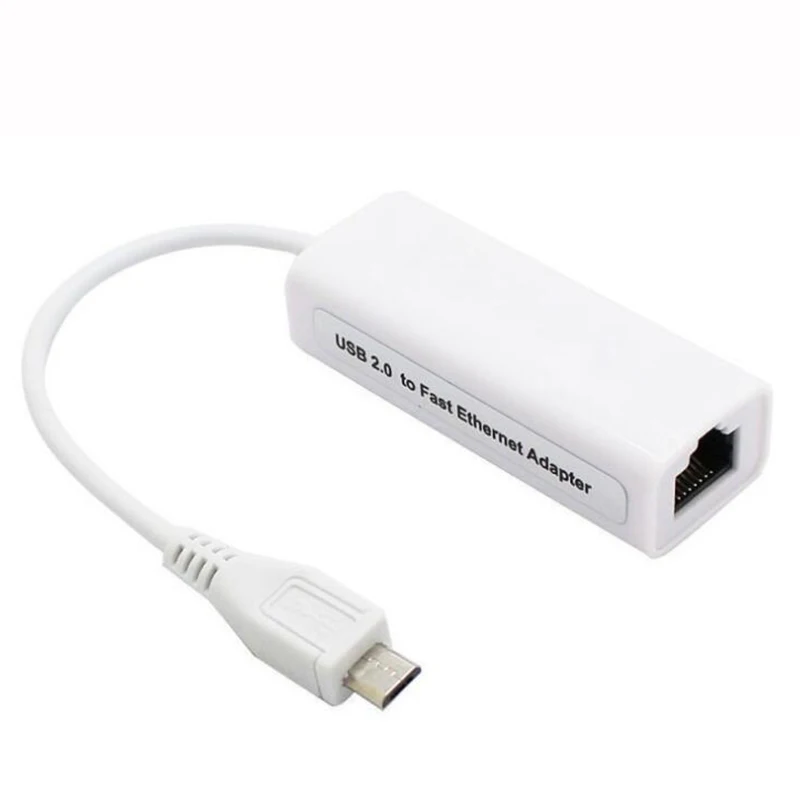 Адаптер Ethernet Micro USB сетевая карта RJ45 для планшетов на базе Windows 7/8/10 Android IC RD9700 LAN