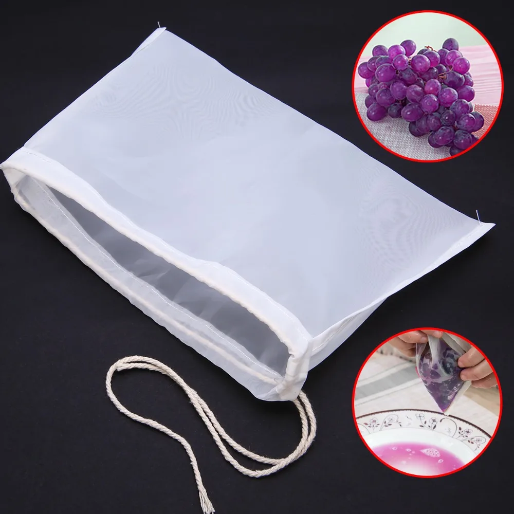 Buy 5pcs Reusable Mesh Filter Bags Nylon Boiling