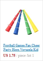 Футбольные игры веер Cheer бумажная дуделка Vuvuzela Детские трубы игрушечные музыкальные инструменты