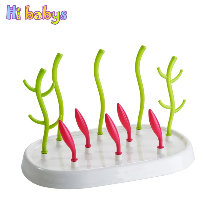 

Baby Feeding Bottle Cleaning Drying Rack Baby Bottle Holder Infant Storage Nipple Pacifier Feeding Cup Multipurpose Stand