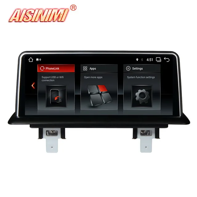 Clearance AISINIMI Android 9.0 PX6 Car Dvd Navi Player FOR BMW E87 2006 2007 2008 2009 2010 2011 2012 audio gps stereo auto all in one 1
