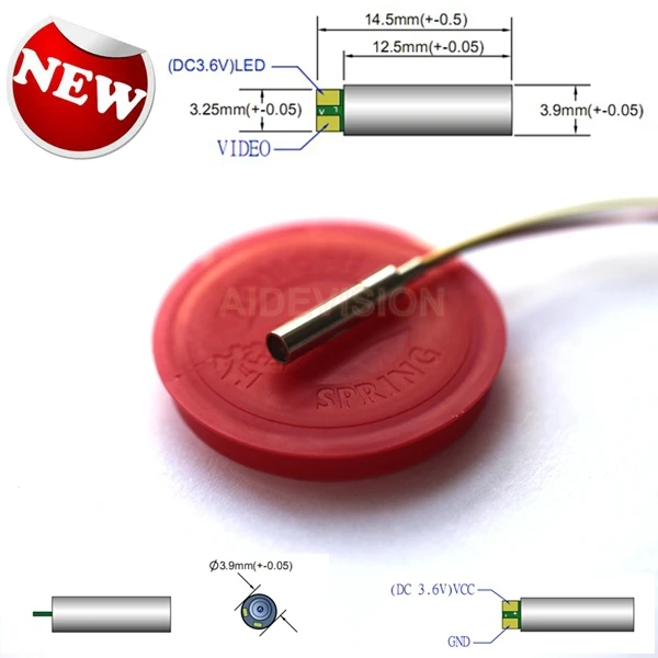 Smallest Mini 3.9mm Video Borescope Micro Endoscope Car Inspection