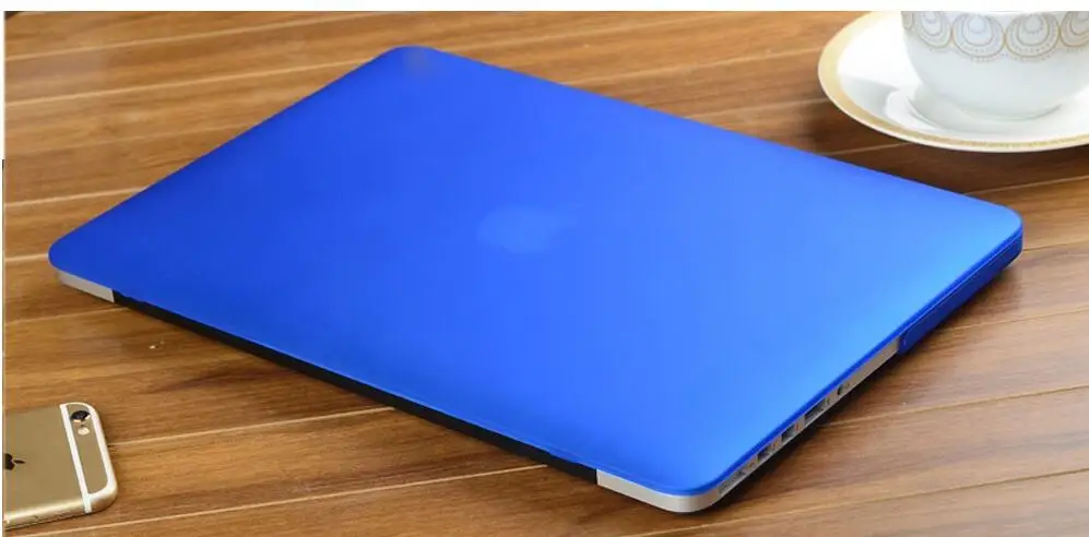 Матовый чехол для ноутбука Apple Macbook Air Pro retina 11 12 13 15 16, чехол для Mac 11,6 13,3 15,4 Touch Bar - Цвет: dark blue