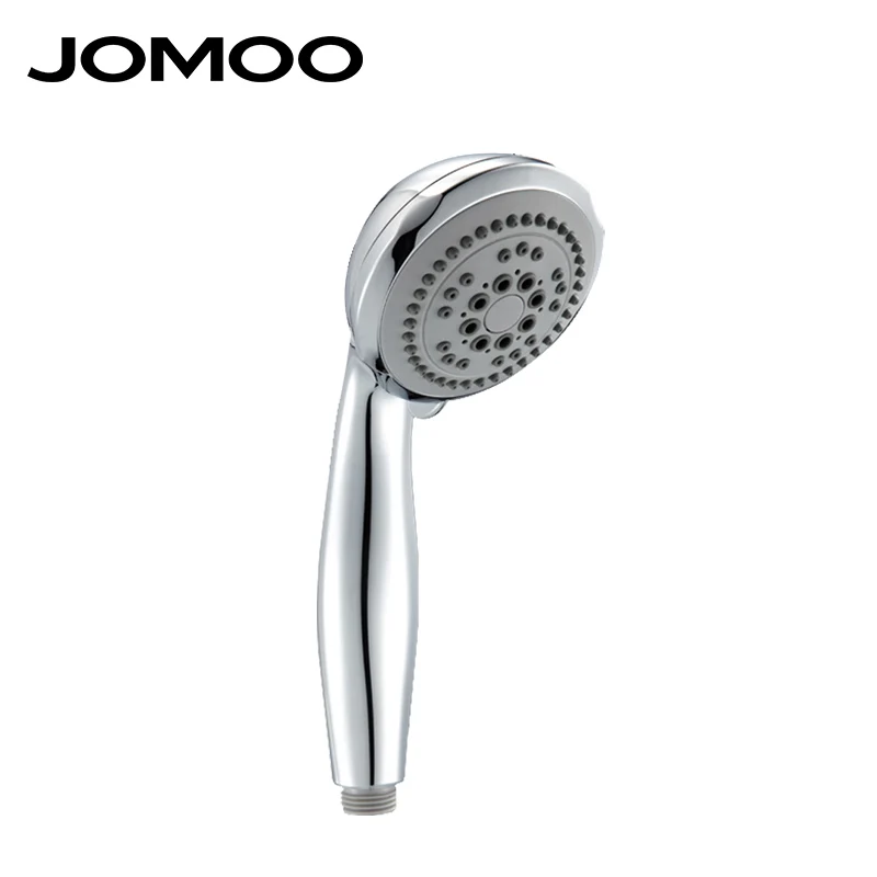 JOMOO Five Function ABS Chrome Finish Bathroom Shower Water Saving High Pressure Shower Head Round Shape