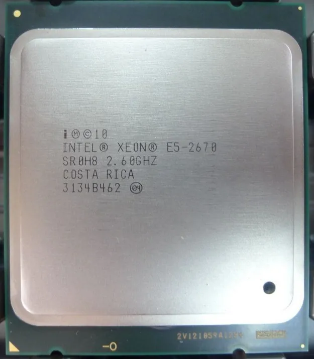 Восьмиядерный процессор intel Xeon E5 2670/L3 кэш 20 M/2,60/GHz/8,00 GT/s SR0H8 C1 LGA 2011 сокет и отправленный смазочный подарок