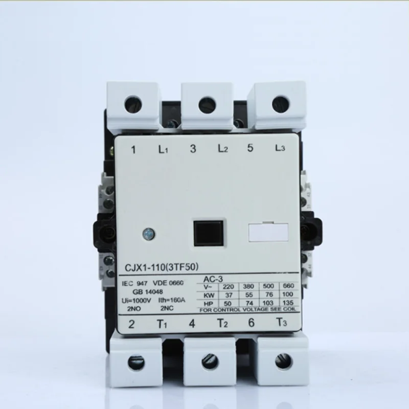CJX1 110A AC 110/22 3TF50 Электрический магнитный контактор 3 полюсный переключатель