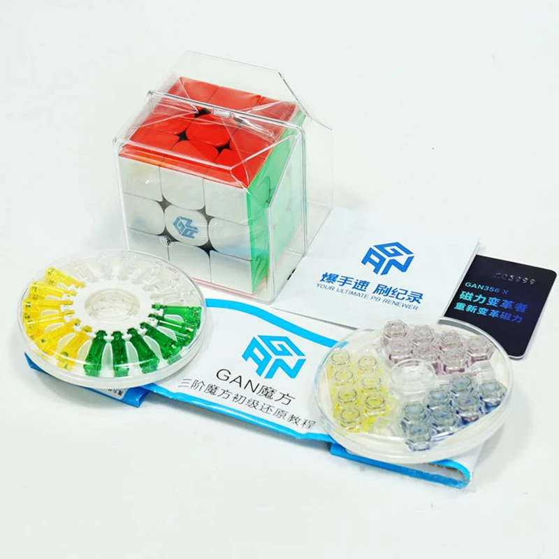 Gan 356 X Магнитный 3x3x3 куб магический скоростной игрушка Профессиональный Gans Cubo Magico