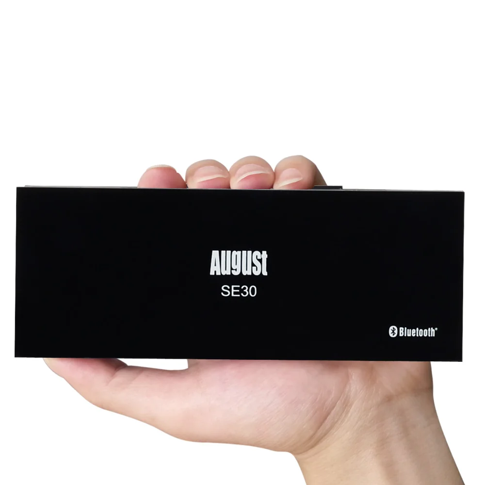 

August SE30 Portable Bluetooth Speaker Compact Wireless SoundBar with 3.5mm in and Rechargeable Battery