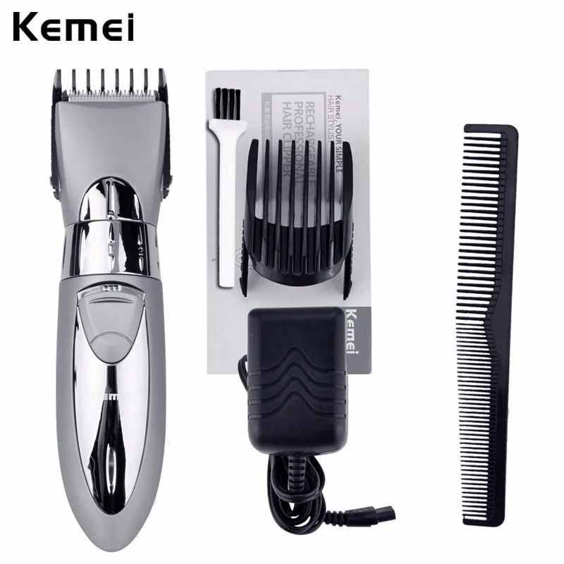Kemei Rechargeable Electric Shaver Pro Beard Hair Trimmer Washable