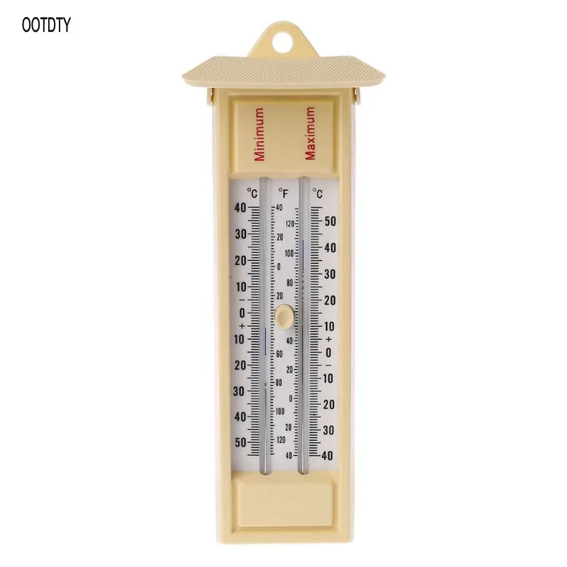 Максимальный и минимальный термометр закрытый открытый сад теплица стены температурный монитор-40 до 50 Цельсия/-40~+ 120 Фаренгейт