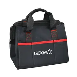 GOXAWEE инструмент сумка органайзер для металлических изделий Canvas Tool Водонепроницаемый хранения Складная сумка на плечо для Мощность
