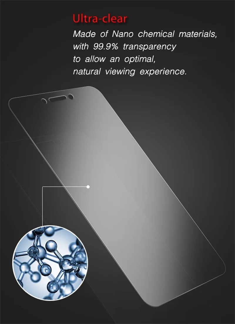 CAFELE закаленное стекло для Xiaomi mi 8 6 mi x 2 2s A1 A2 5X 6X защита экрана 2.5D HD чистая Защитная стеклянная пленка