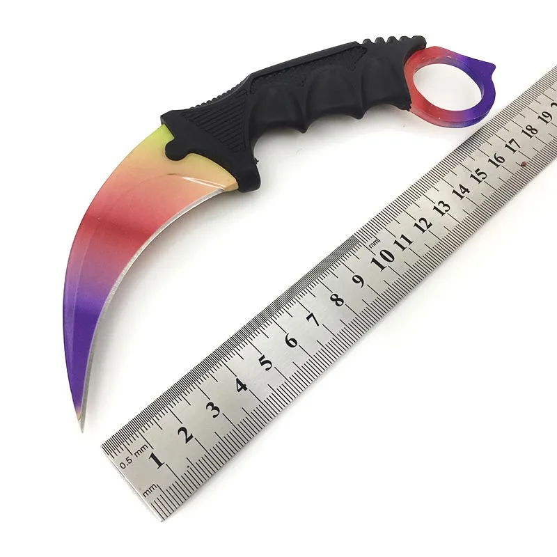 BGT CS Go тактический фиксированным лезвием Ножи Karambit боевой карман Охота Кемпинг