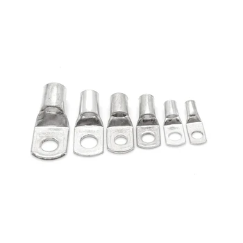 SC6-5/6 M4/M5/M6/M8 4mm2 6mm2 10/16/25mm2 35/50mm2 4mm 5mm 6mm 8mm Bolt Hole Tinned Copper Cable Lugs Battery Terminals 20pcs
SC6-5/6 M4/M5/M6/M8 4mm2 6mm2 10/16/25mm2 35/50mm2 4mm 5mm 6mm 8mm Bolt Hole Tinned Copper Cable Lugs Battery Terminals 20pcs
