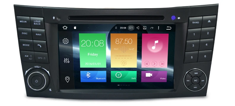 Perfect Octa Core IPS Android 9.0 Car DVD Player Radio For Mercedes Benz E/G-Class E200 E220 E300 E350 G350 W219 W463 W211 GPS 4GB+64GB 16