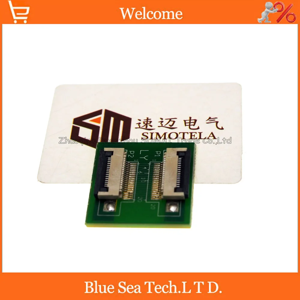 

16 Pin 0.5mm FPC/FFC PCB connector socket adapter board,16P flat cable extend for LCD screen interface