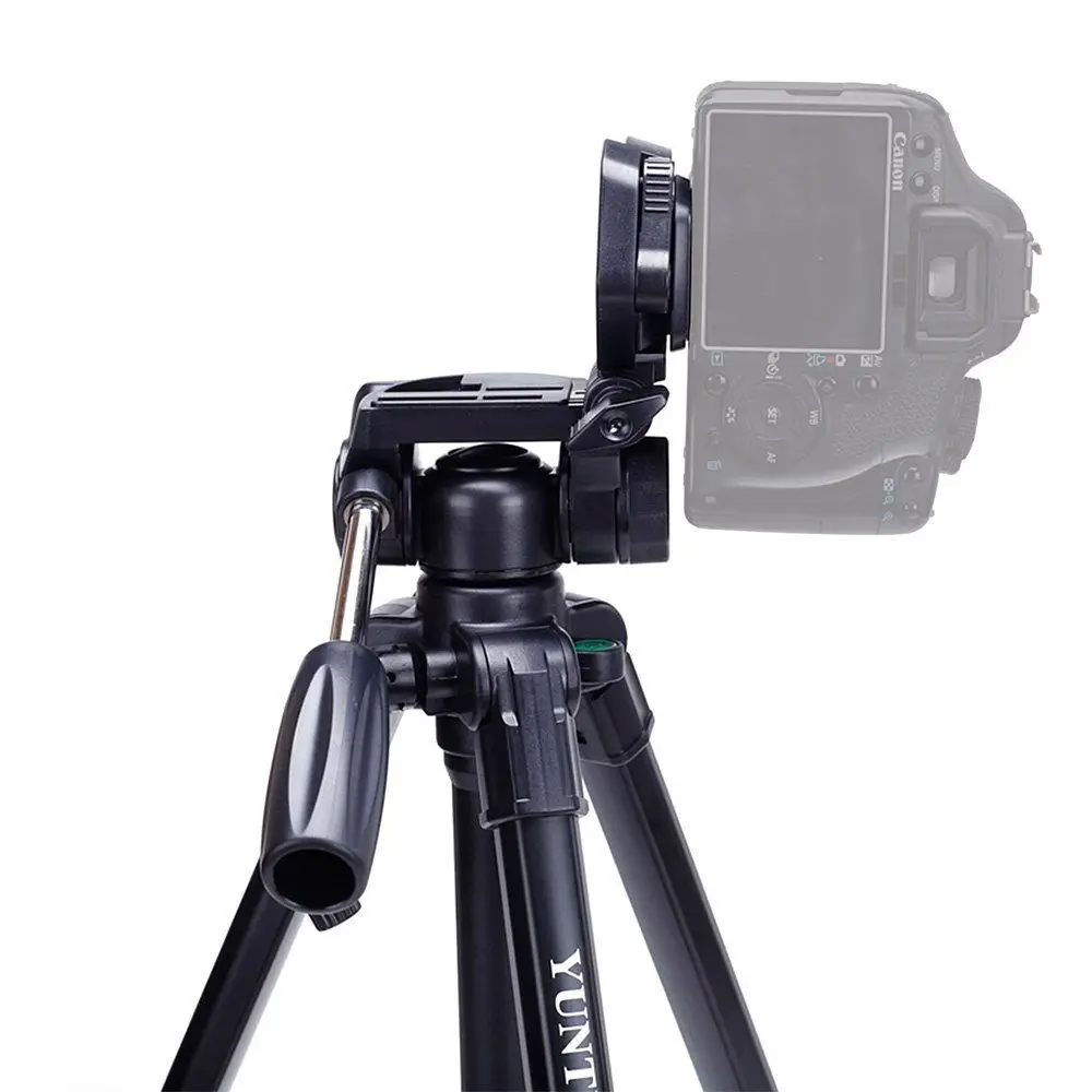 Cabeça de Amortecimento Yunteng Câmera Filmadora Binóculos dv Tripé & Bolsa Vct-690 Pro - Image 5