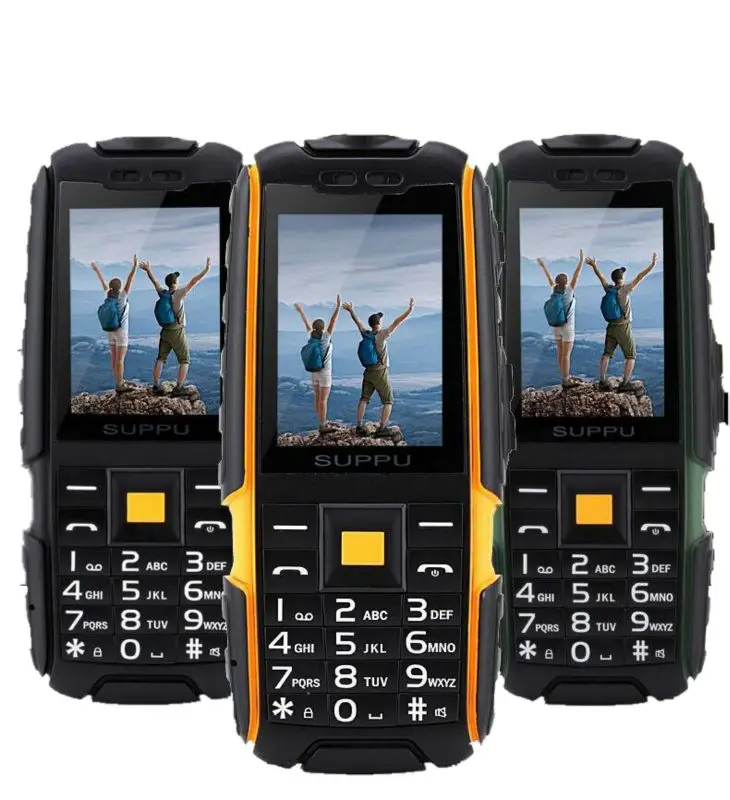 Оригинальный x6000 GSM старший старик телефон IP67 Водонепроницаемый прочный