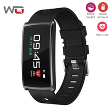WQ N68 умный Браслет Цвет Дисплей крови Давление Smart группа крови кислорода Фитнес трекер отслеживание активности умный браслет