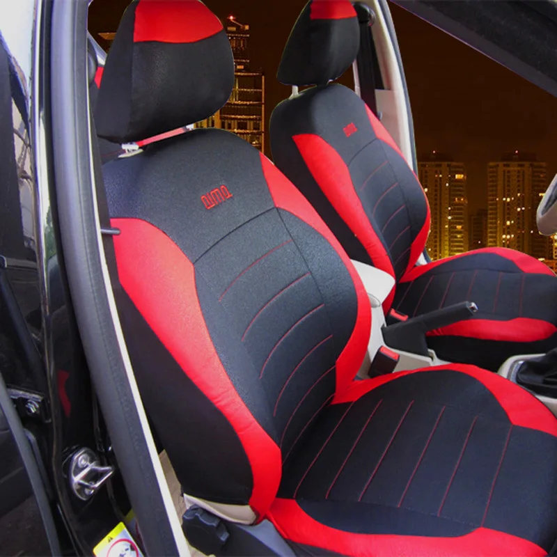LUNDA Classic Exquisite Imitation Leather Car Seat Covers, Airbag
