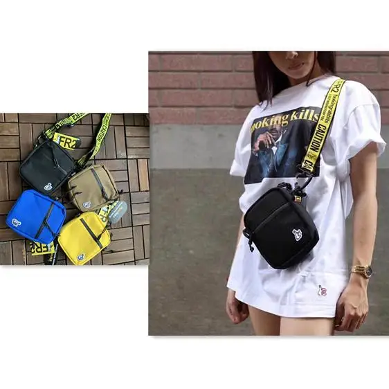 Холщовая Сумка FR2 Япония 1:1 высокое качество сумка на плечо Fxxking Rabbit для мужчин и