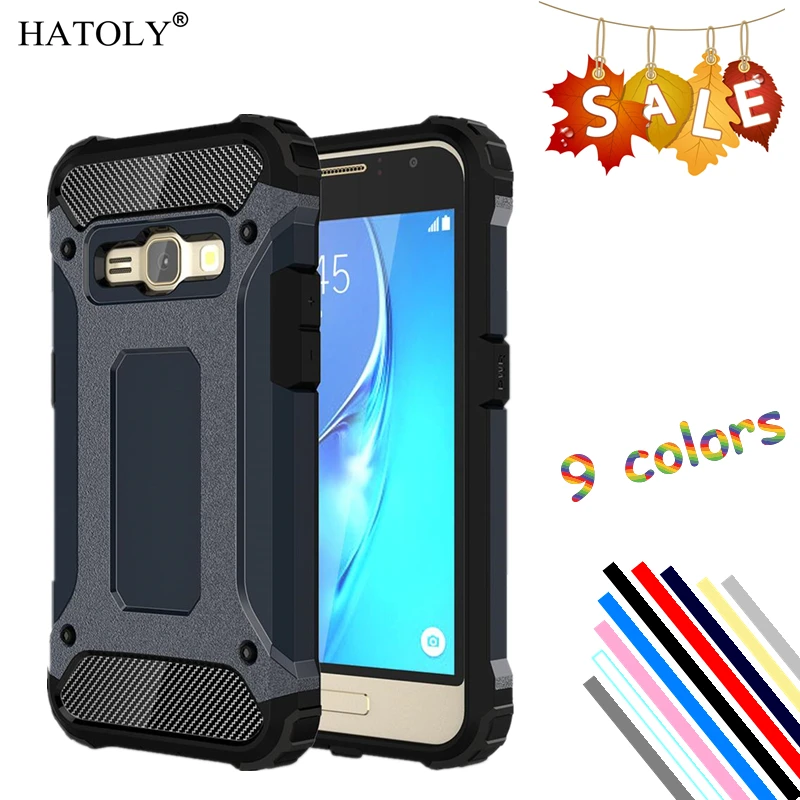 For Cover Samsung Galaxy J1 2016 Case Rubber Armor Hard Phone Case For Samsung Galaxy J1 2016 Cover For Samsung J1 2016 J120F <
