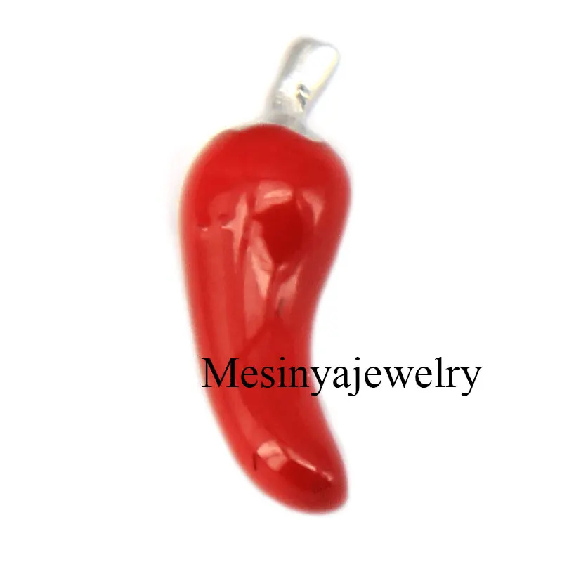 10pcs Red Pepper Chilli Capsicum Custom Floating Charms for Glass Locketcharm manualcharm