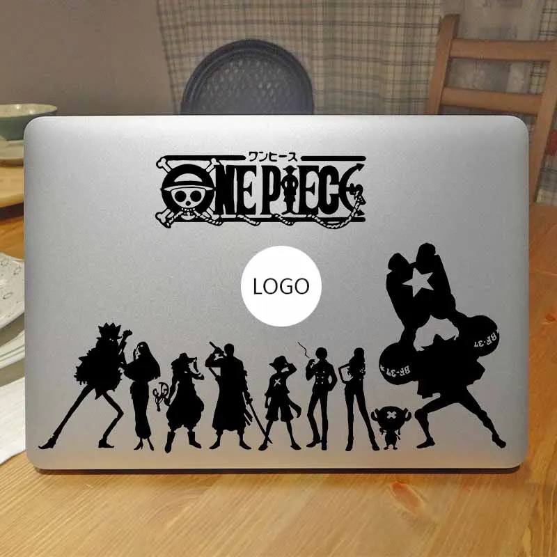 One piece семья аниме наклейки для ноутбука Apple наклейка на MacBook Air 13 Pro retina 11 12 15 17 дюймов виниловые наклейки для ноутбука Mac