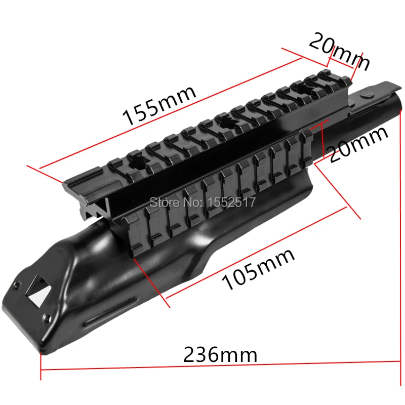 Охотничьи аксессуары AK AK47 Tri-Rail Weaver Picatinny Scope Mount с регулируемой стороной Weaver