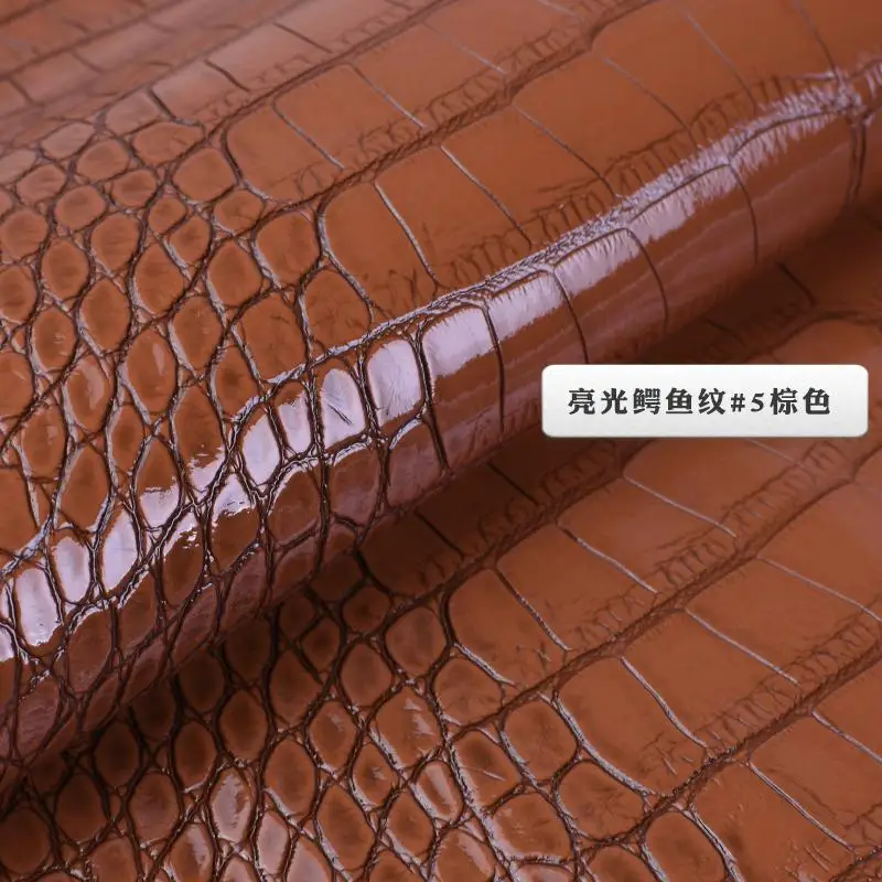 1 метр искусственная ткань из крокодиловый кожи для DIY дивана автомобиля сиденья мебель pu кожа материал обувь Simili Cuir Tissus - Цвет: 5
