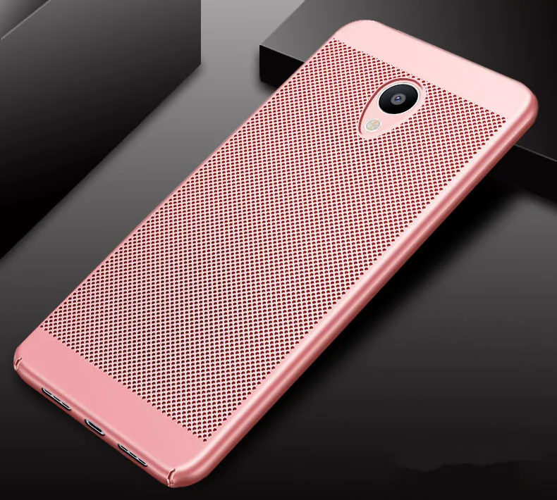 

Filecase Breathing Phone Case ForMeizu Note 3 5 5S E2 Heat Dissipation Breathing Phone Case Hard PC Cover Skin Fundas Capa Coque