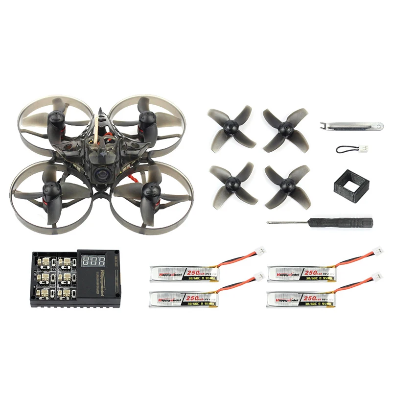 Happymodel Mobula7 V2 75 мм Crazybee F4 Pro OSD 2S BWhoop FPV гоночный Дрон Mobula 7 BNF Квадрокоптер с фартуком