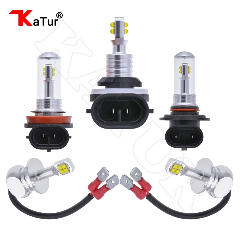 2x H27W2 8 CREELED SMD Fog Light LED Bulb Car LED Driving Driving font b Lamp