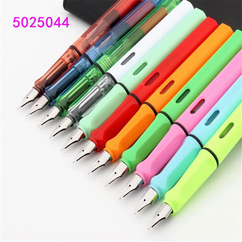 

High quality 555 Colors Student School office F and EF Nib Fountain Pen New ink pens stationery supplies