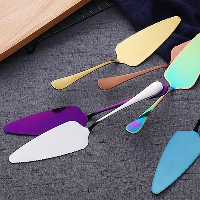 Stainless Steel Serrated Edge Cutter Spatula 5