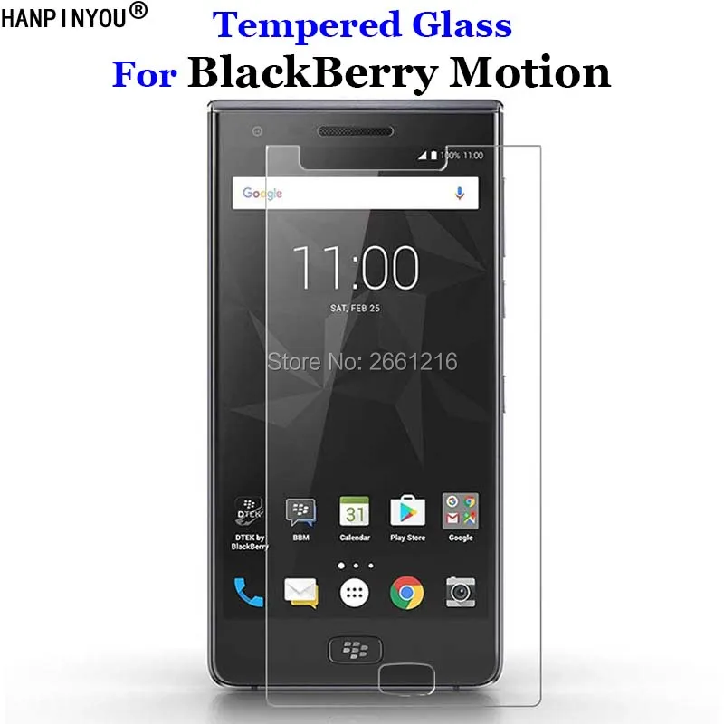 

For BlackBerry Motion Front Tough Tempered Glass 9H 2.5D Premium Screen Protector Protective Film Guard BlackBerry Motion 5.5