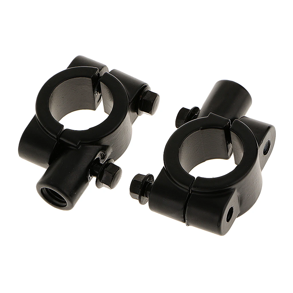 1 Pcs 10mm Motorcycle Handlebar Mirror Adaptor Rear View Mirror Holder Mount Bracket Clamp For Suzuki Honda Kawasaki BMW